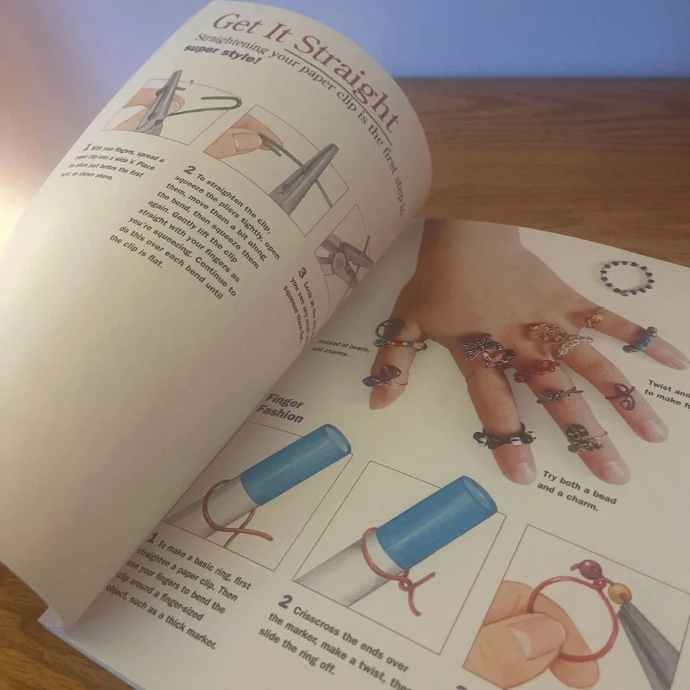 American Girl Library Paper Clip Jewelry Book